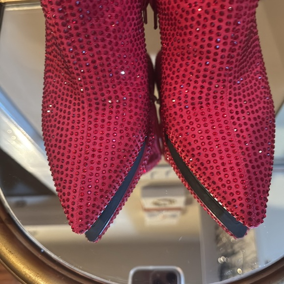 Fabulous, red hot rhinestone boots! - Picture 6 of 6